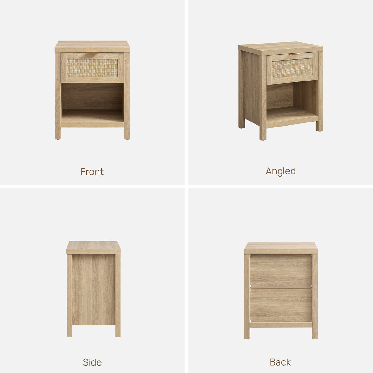 Savanna Rattan Nightstand for Bedroom