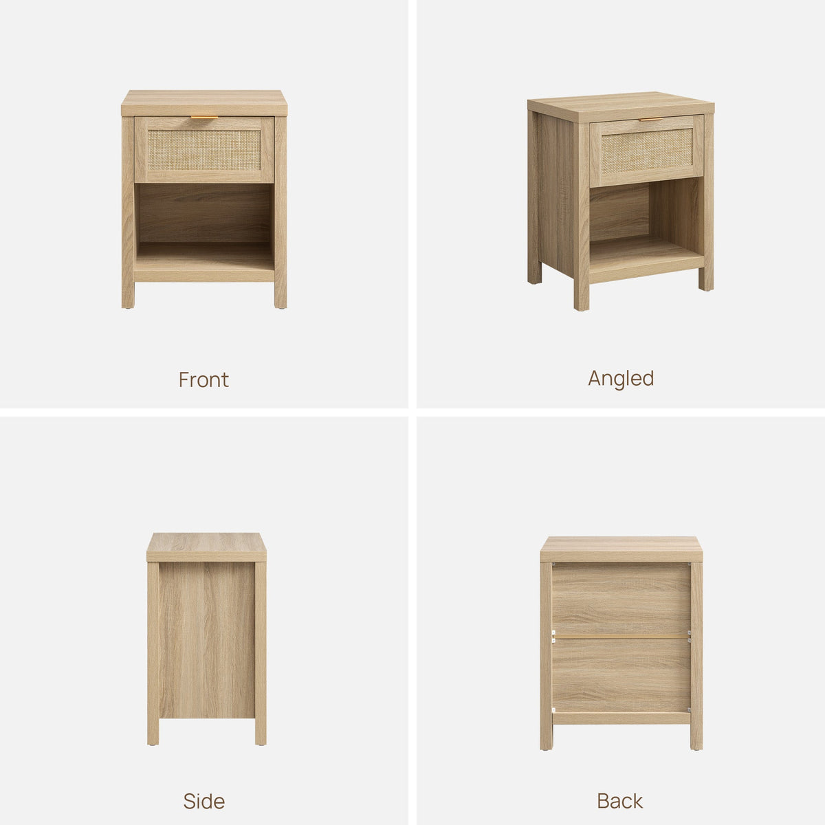 Savanna Rattan Nightstand for Bedroom