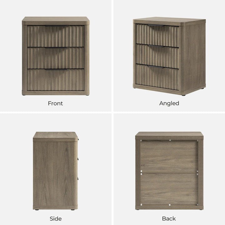 Cas 3 Drawers Nightstand (Test)