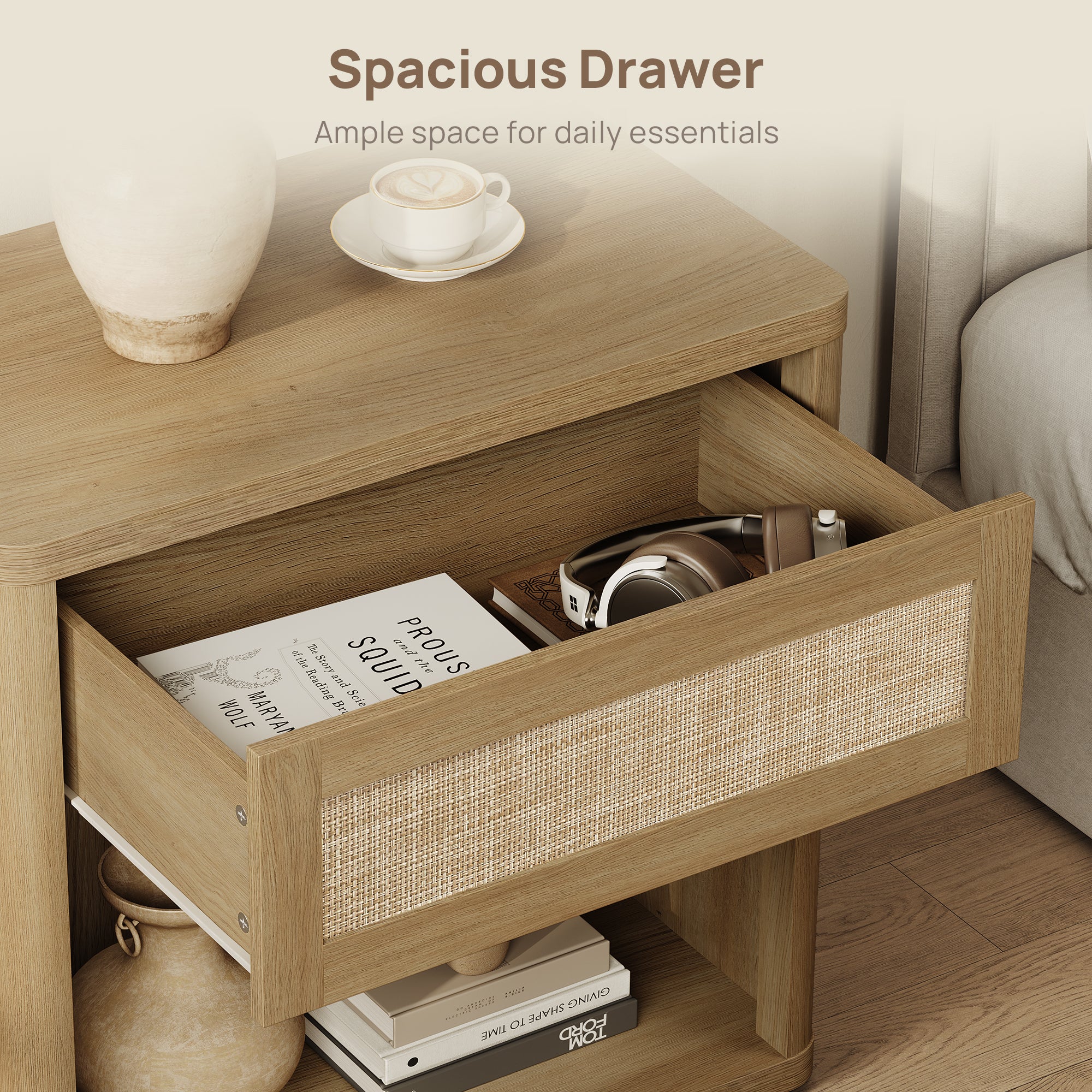 Zura Sectional 6-Drawer Dresser and Nightstand Set