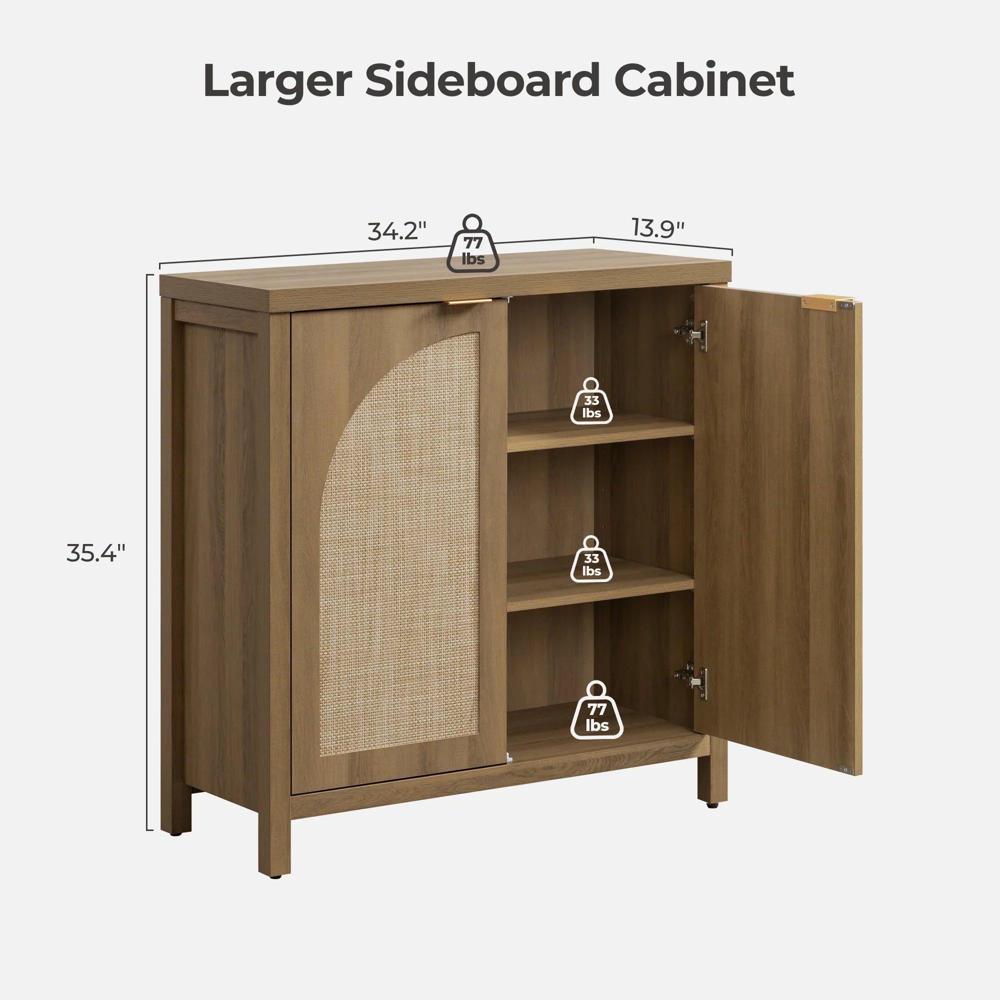 Savanna Sideboard with Arched Doors