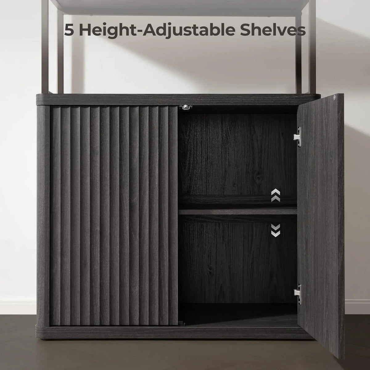 Cas Black Bookshelf