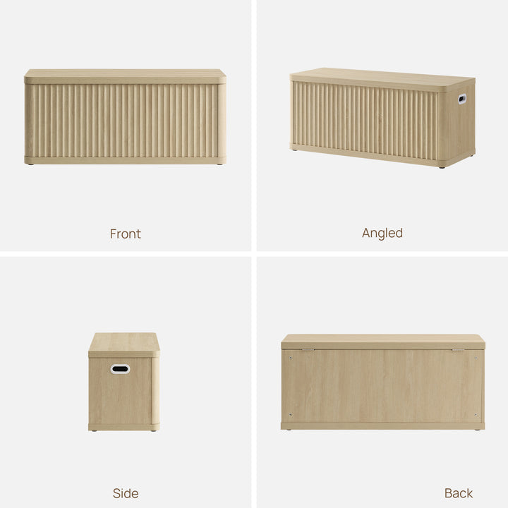 Cas Storage Shoe Bench with Flip-Top Lid