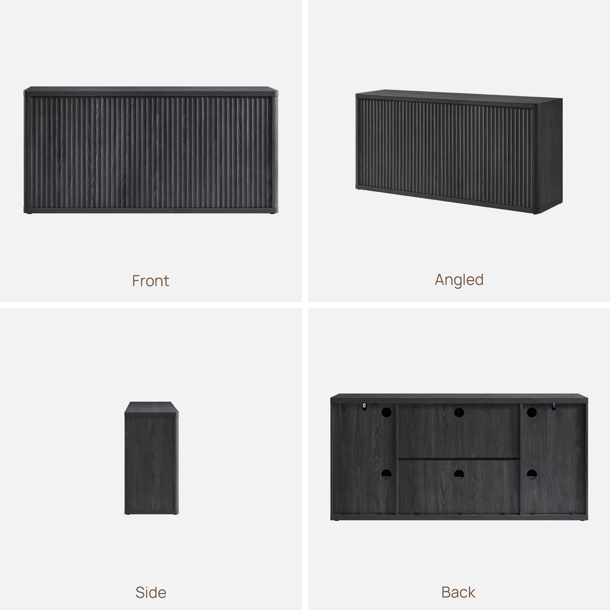 Cas TV Stand with 4 Doors