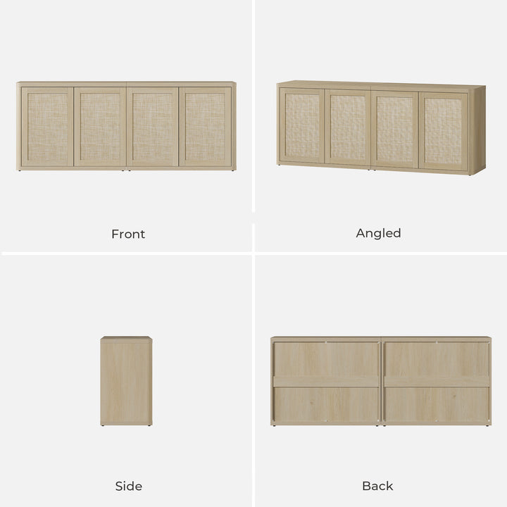 Zura Sectional TV Console, 65 Inches Wide