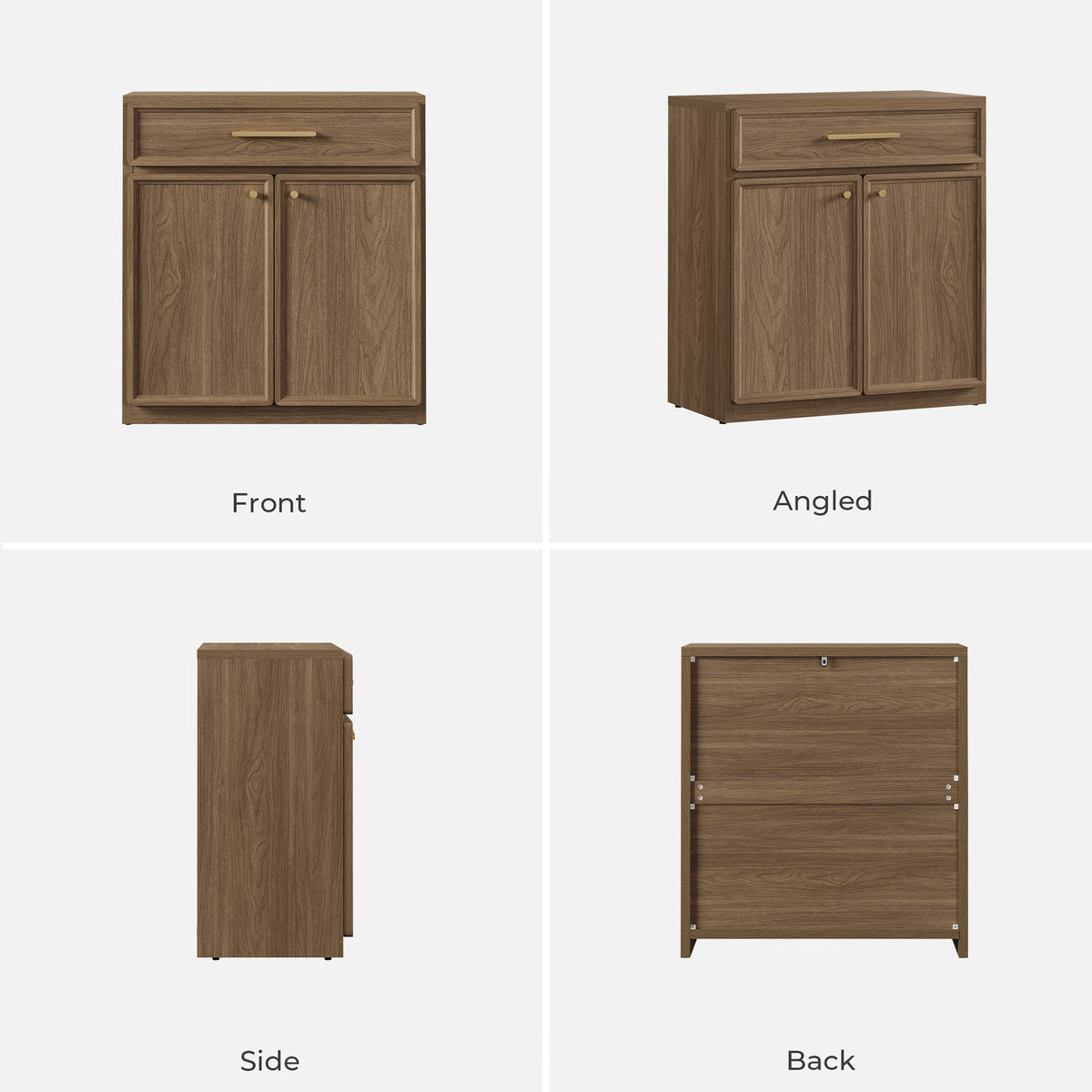 Crescent Sideboard Cabinet, Flexible Storage