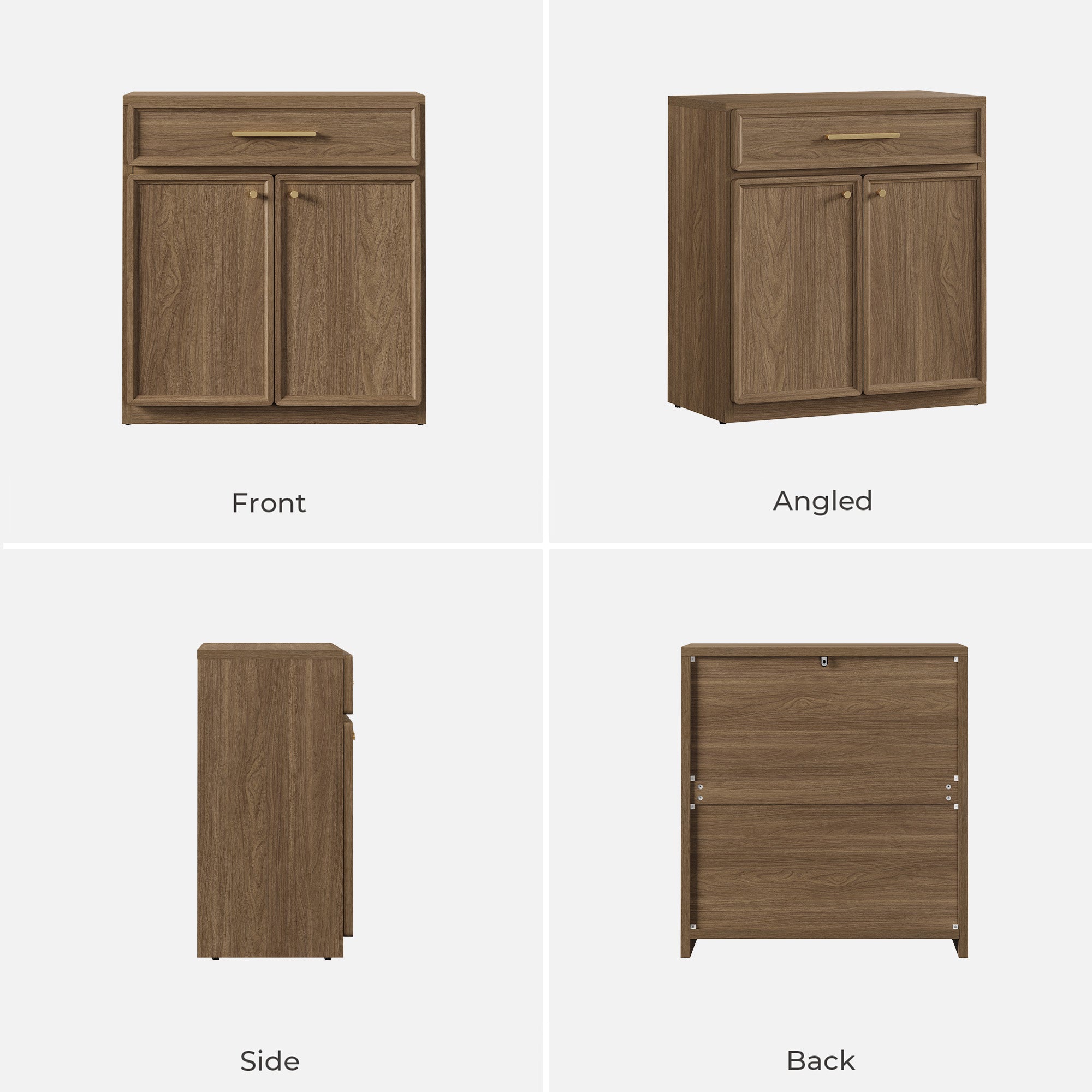 Crescent Sideboard Cabinet, Flexible Storage