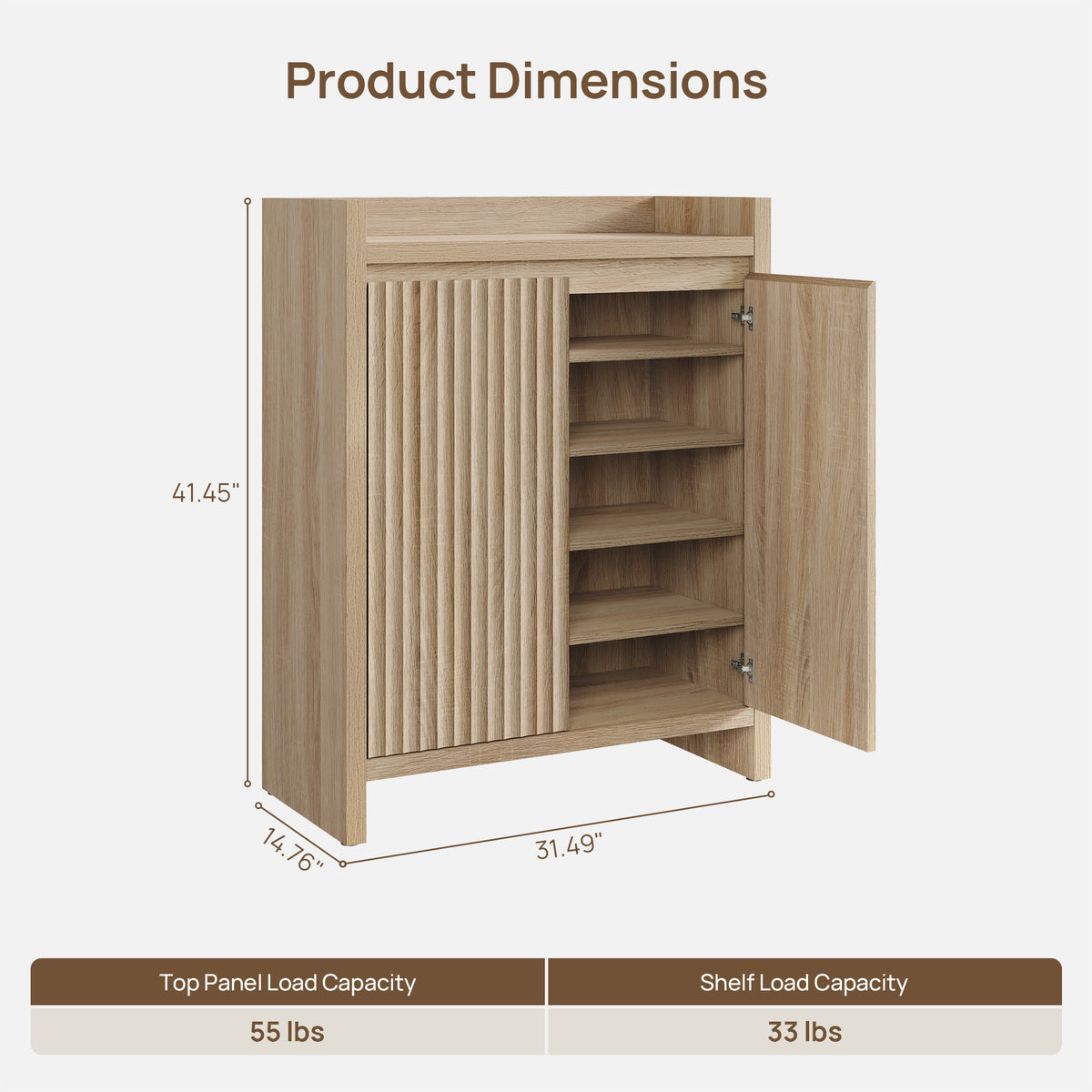 Prelude Shoe Storage Cabinet Entryway