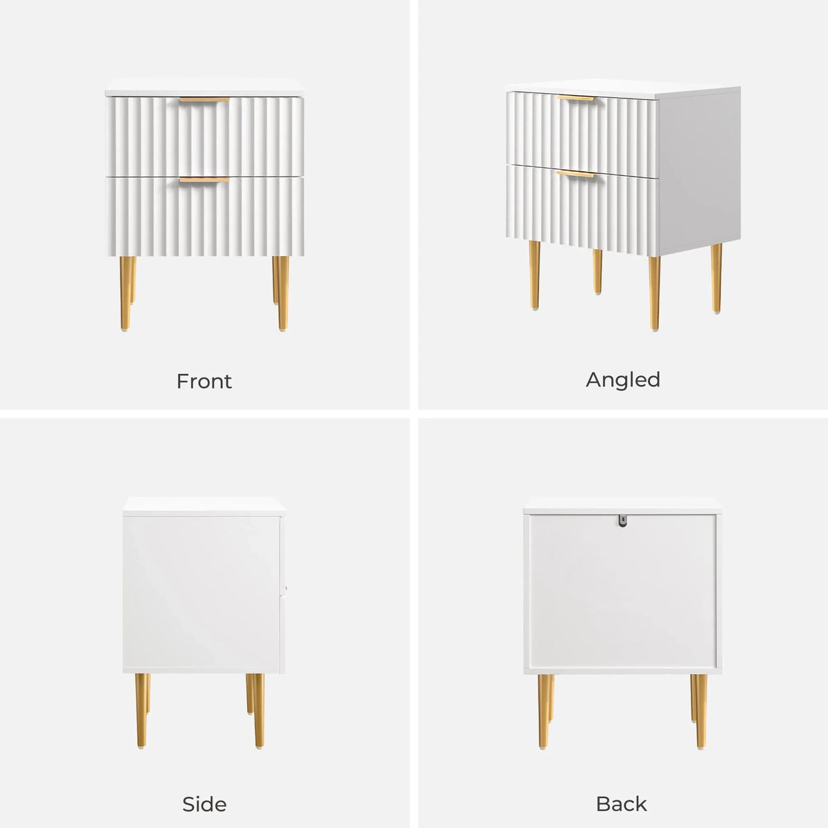 Opus Nightstand with Drawers