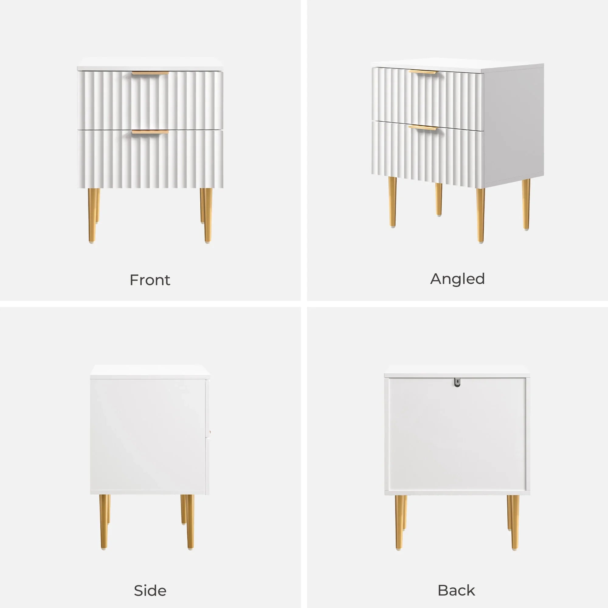 Opus Nightstand with Drawers