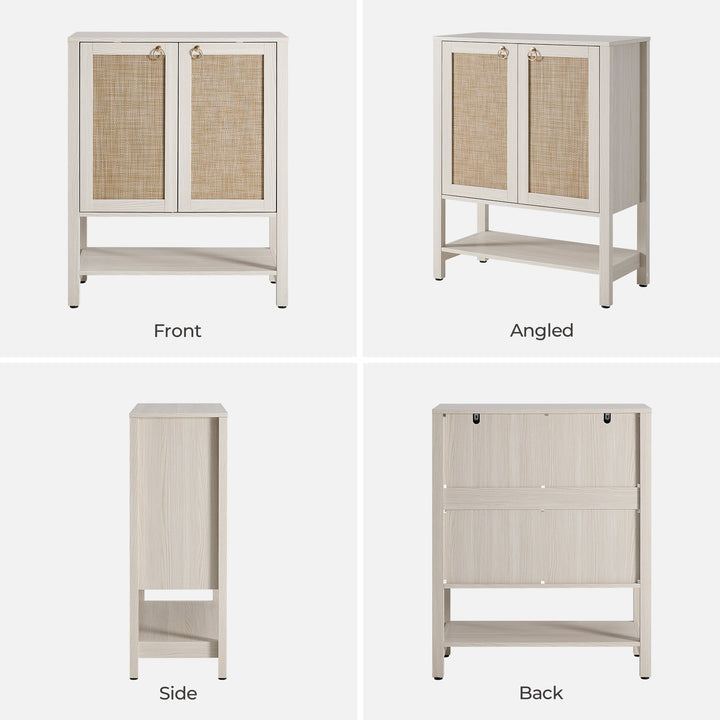 Terra Shoe Cabinet, 2 Doors, Set of 3