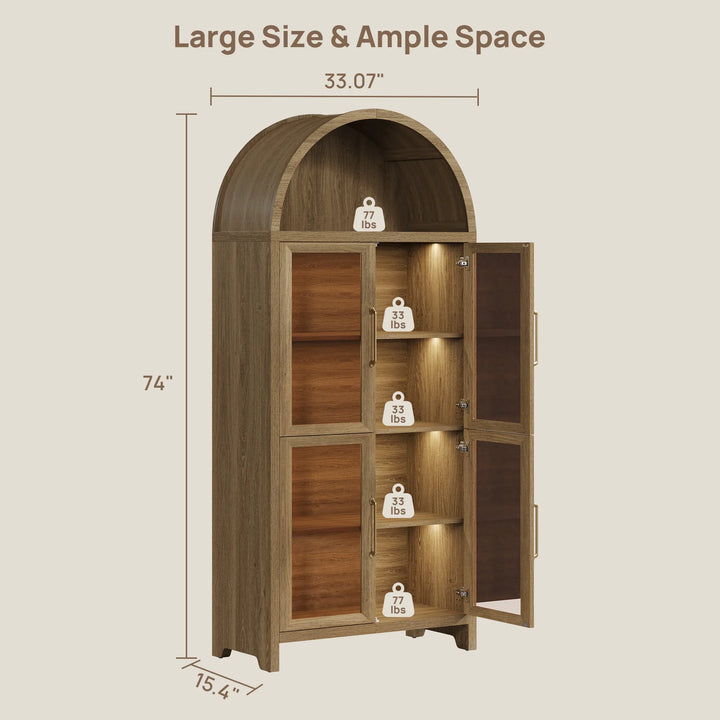 Helio Dining Room Cabinet with Lights