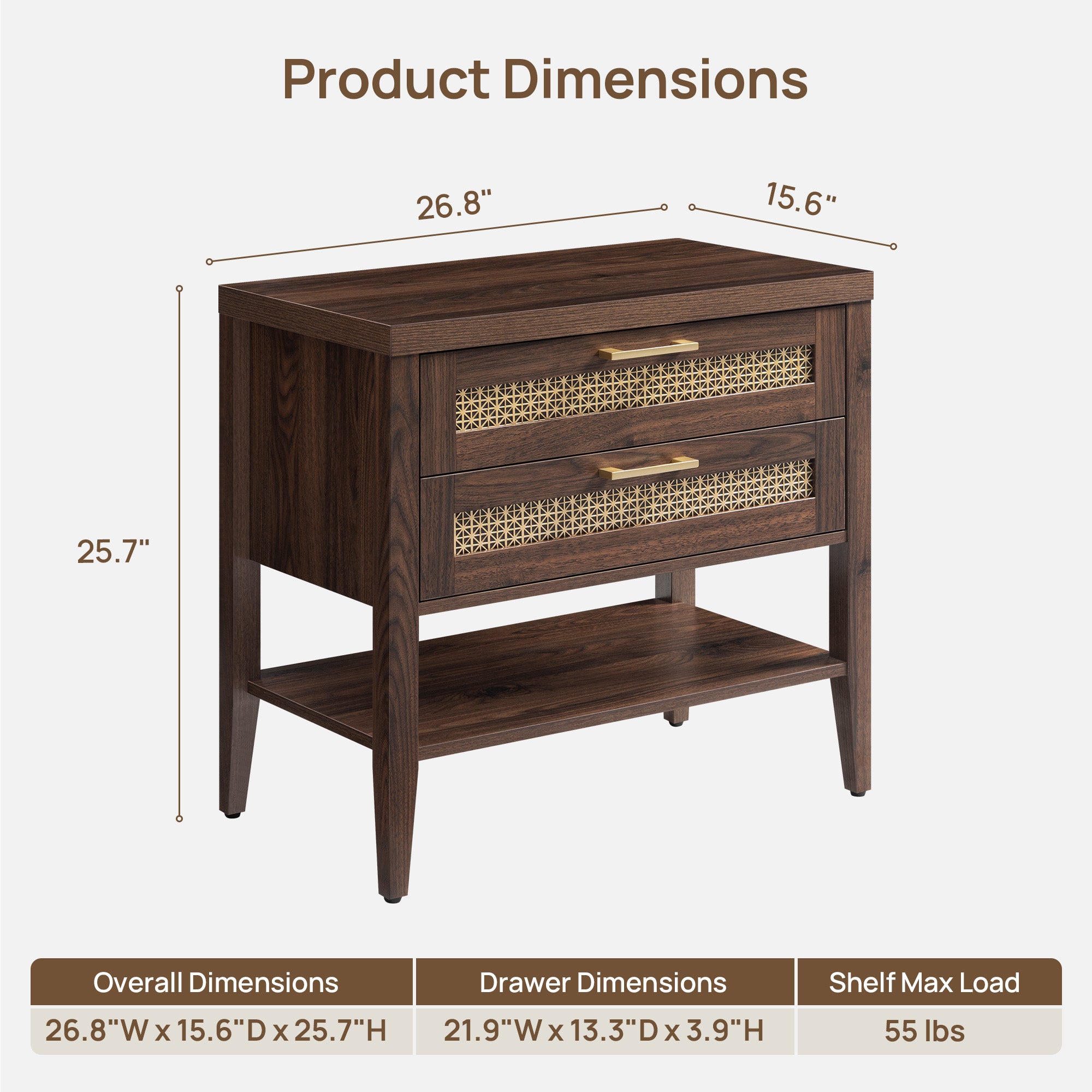 Andy Nightstand Set of 2