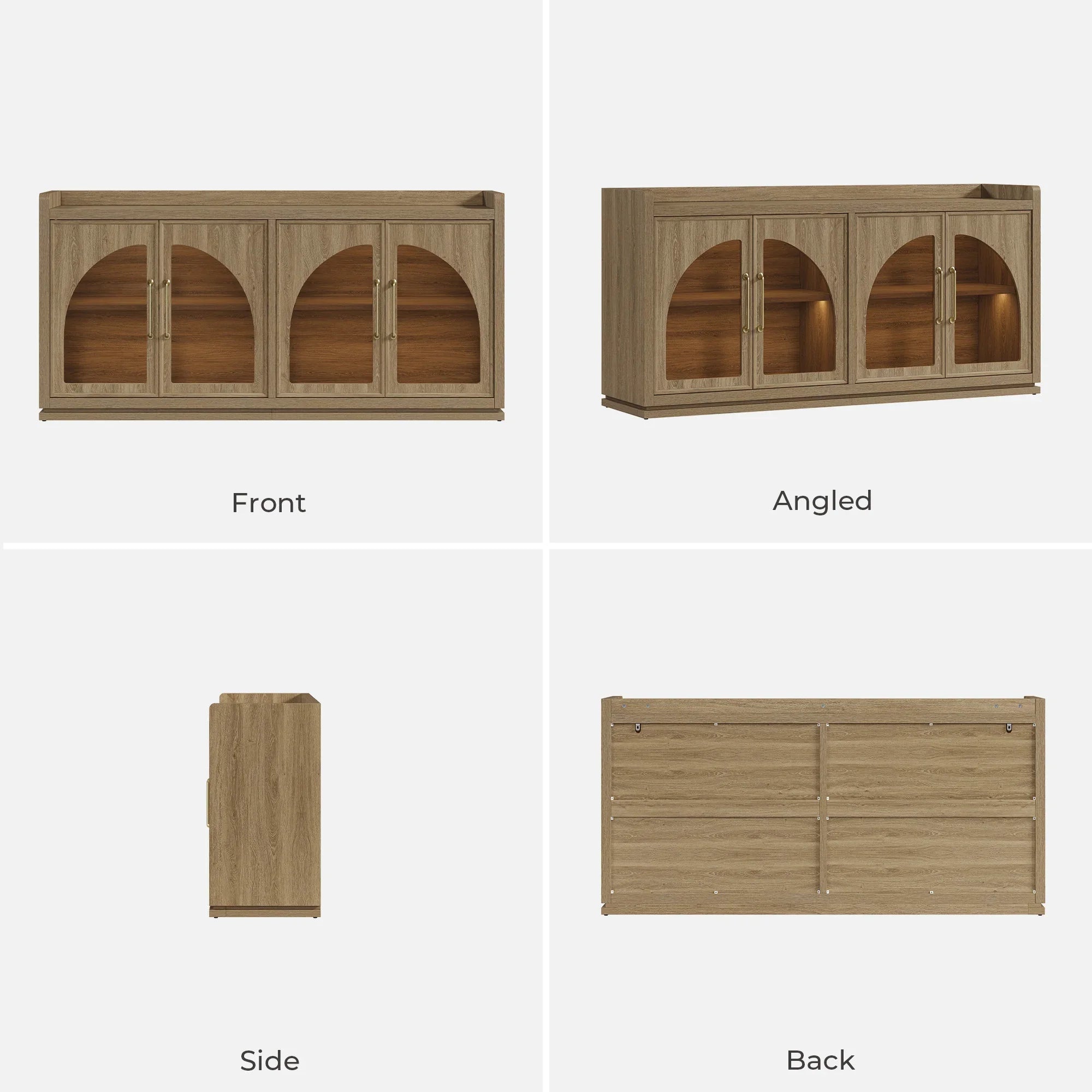 Helio Sideboard with Glass Doors