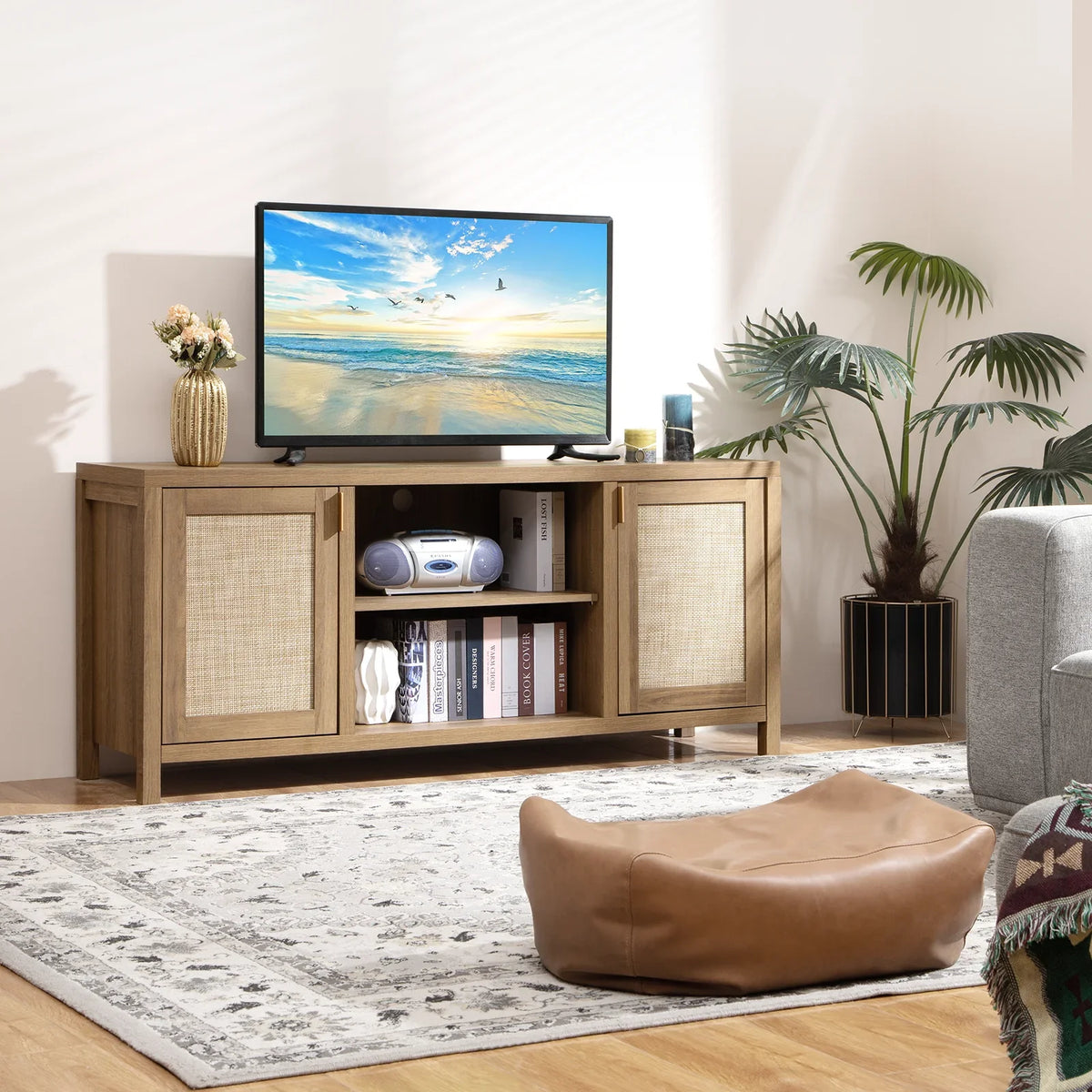 Savanna Black TV Stand
