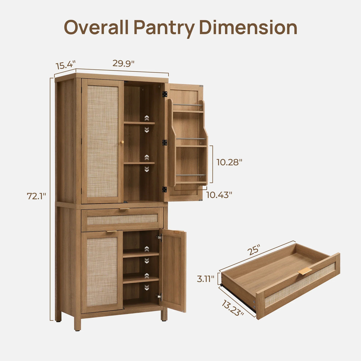 Savanna Storage Cabinet with Drawer