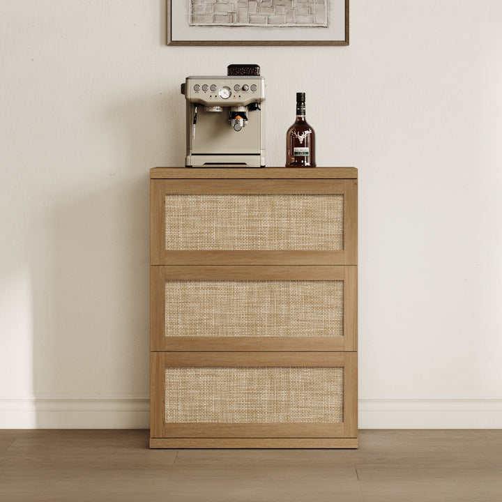 Zura Rattan Sectional Dresser, Large Size Option