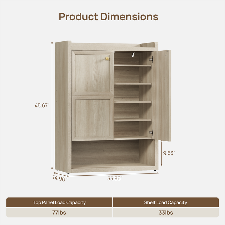 Helio Shoe Cabinet, Modern Shoe Storage