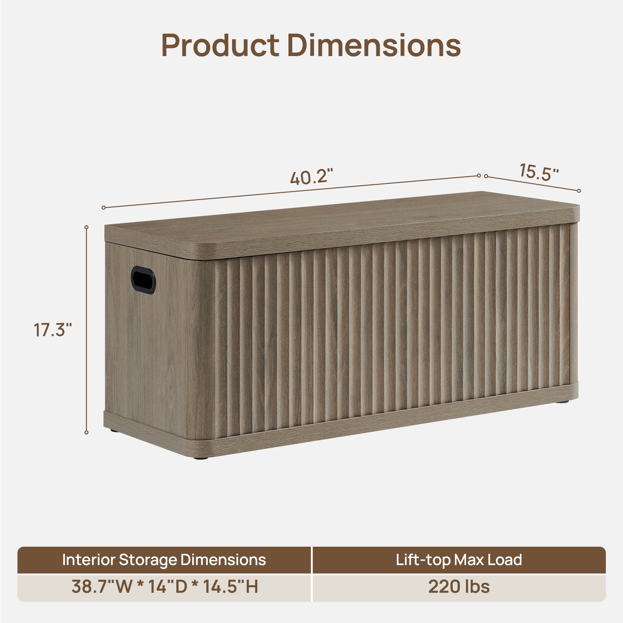 Cas Bench Seat with Storage