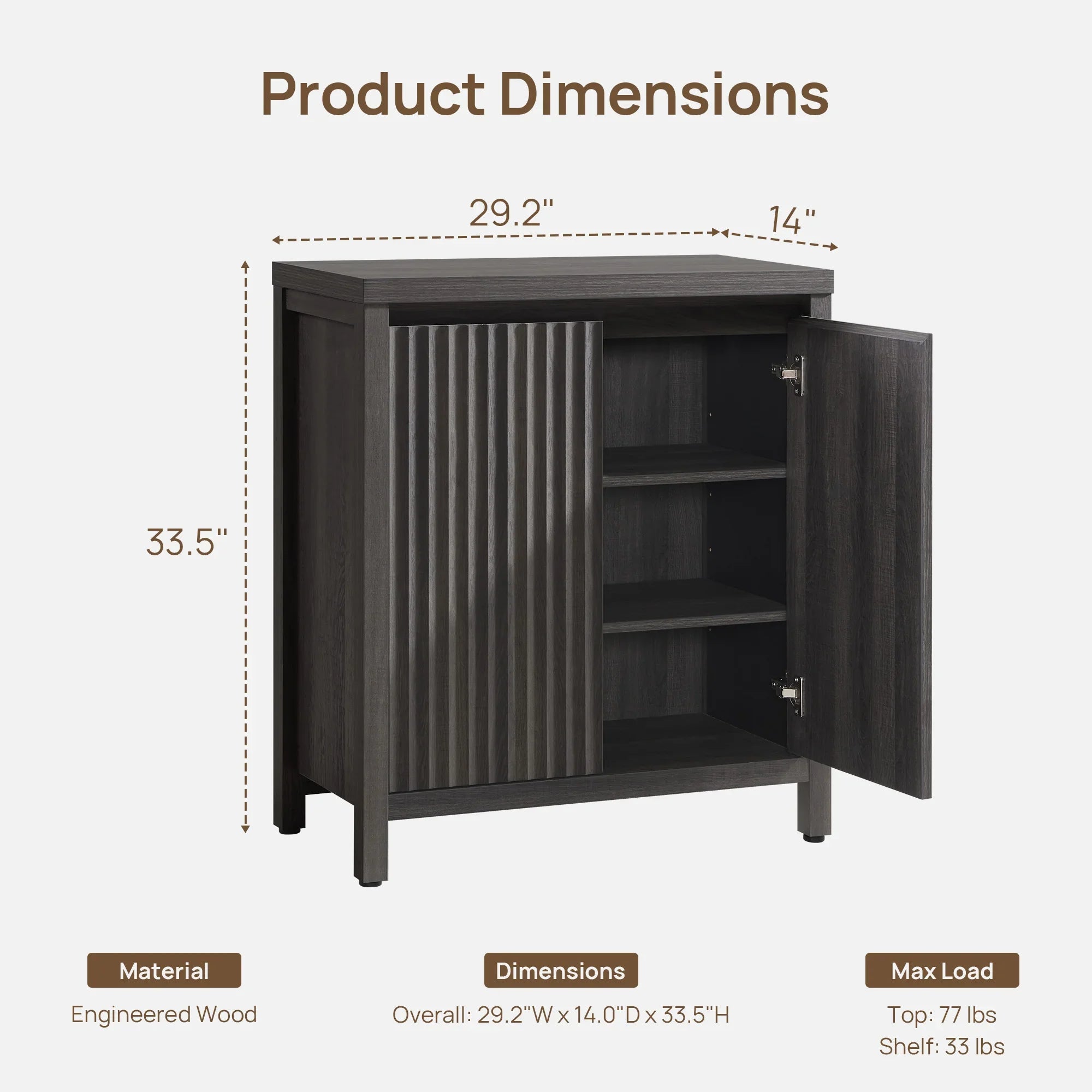 Prelude Buffet Cabinet with 2 Doors