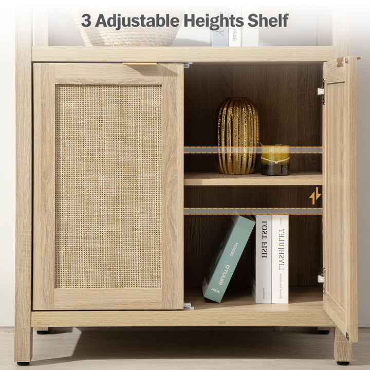 Savanna Rattan Bookshelf