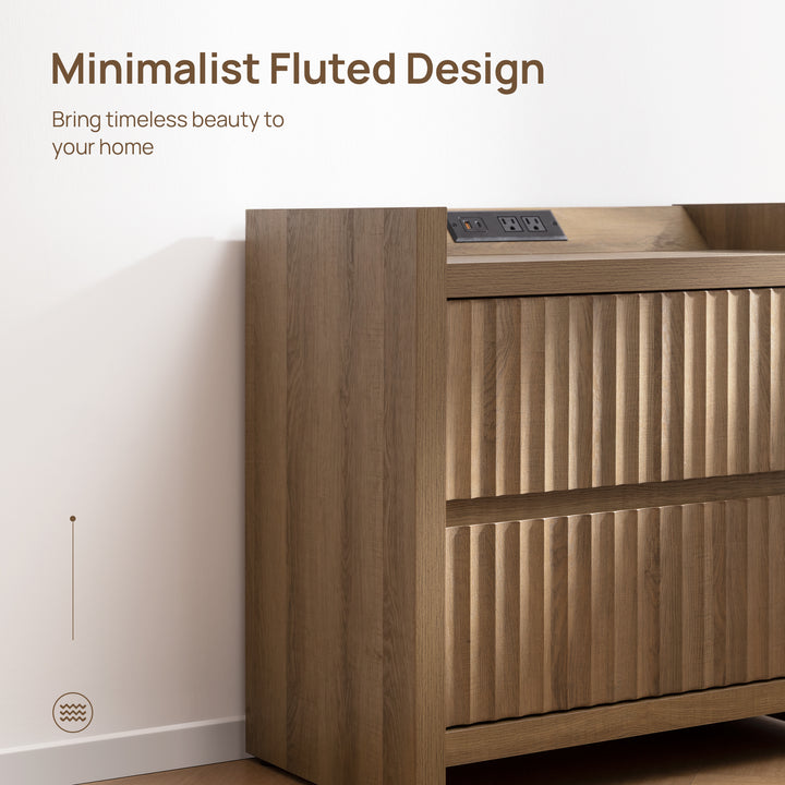 Prelude 6-Drawer Dresser and Nightstands Set