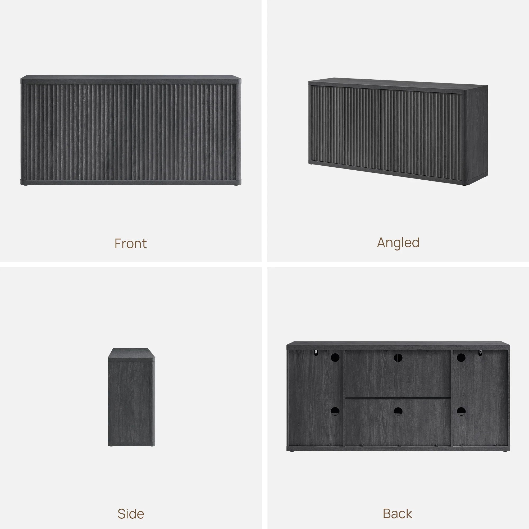 Cas TV Stand with 4 Doors