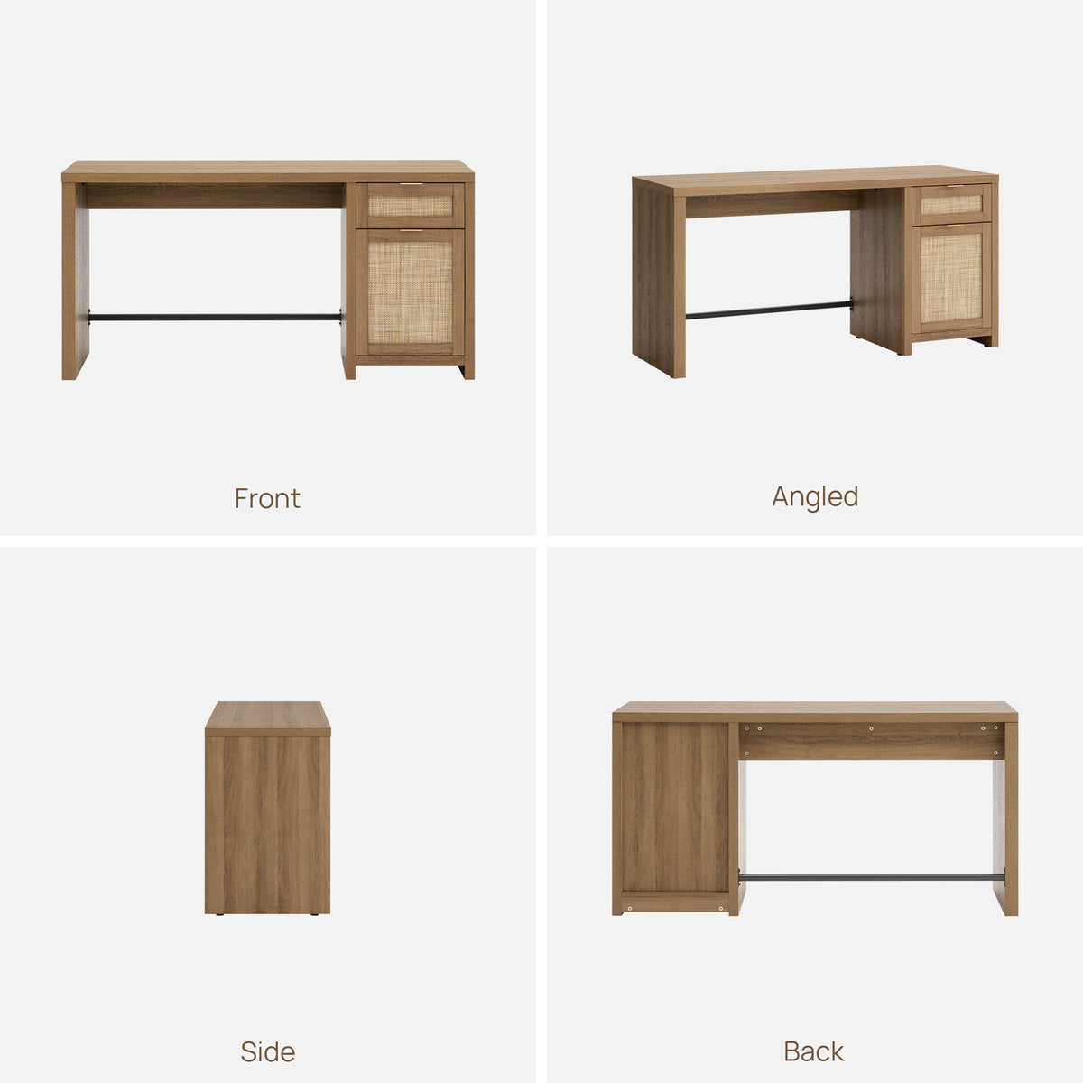Savanna Vanity Desk with Door, Set of 2