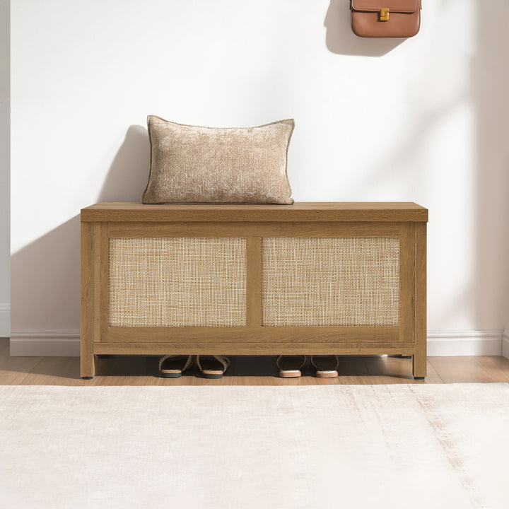 Savanna Flip-Down Shoe Bench for Entryway
