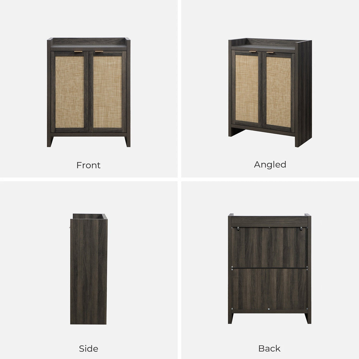 Savanna Shoe Cabinet, 2 Doors, Set of 3
