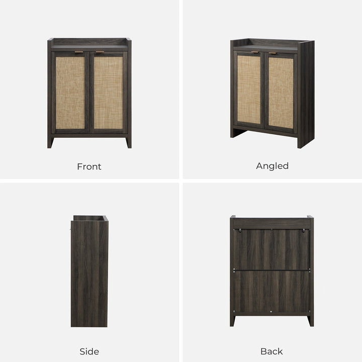 Savanna Shoe Cabinet, 2 Doors, Set of 3