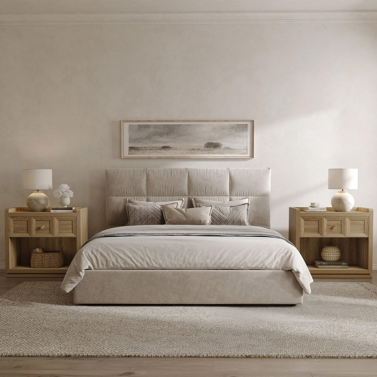Helio Dresser and Nightstands Bedroom Set