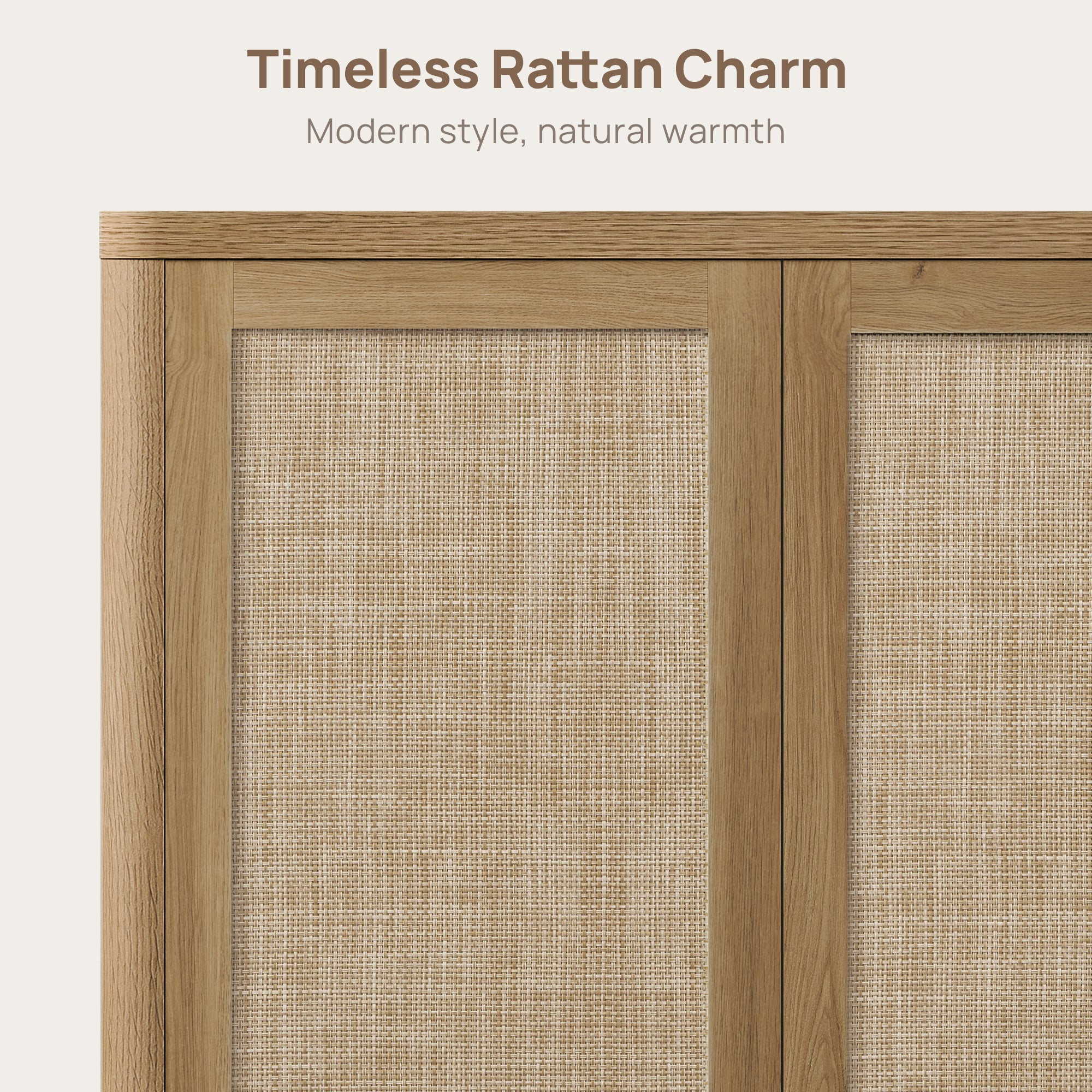 Zura Rattan Sideboards Set of 3, Sectional Design