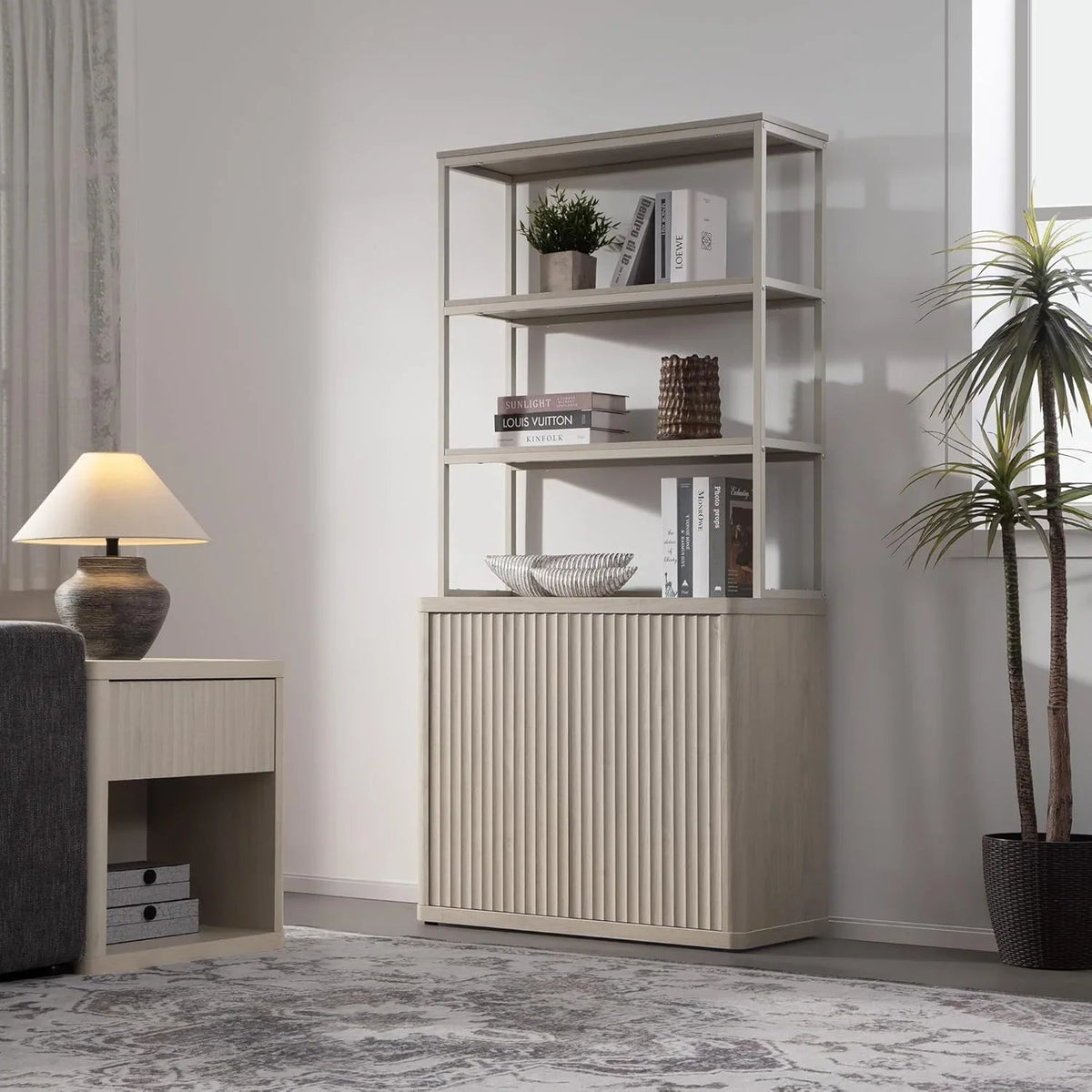 Cas Black Bookshelf, Set of 2