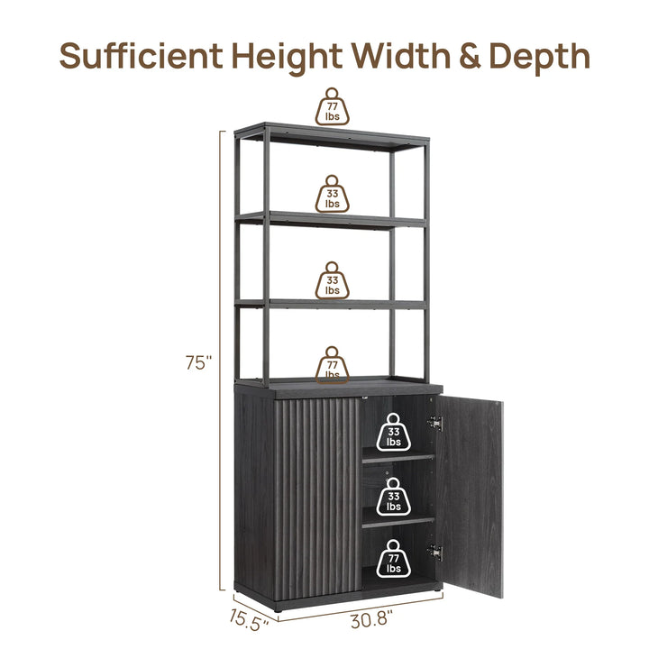 Stria Bookshelf, 2 Doors