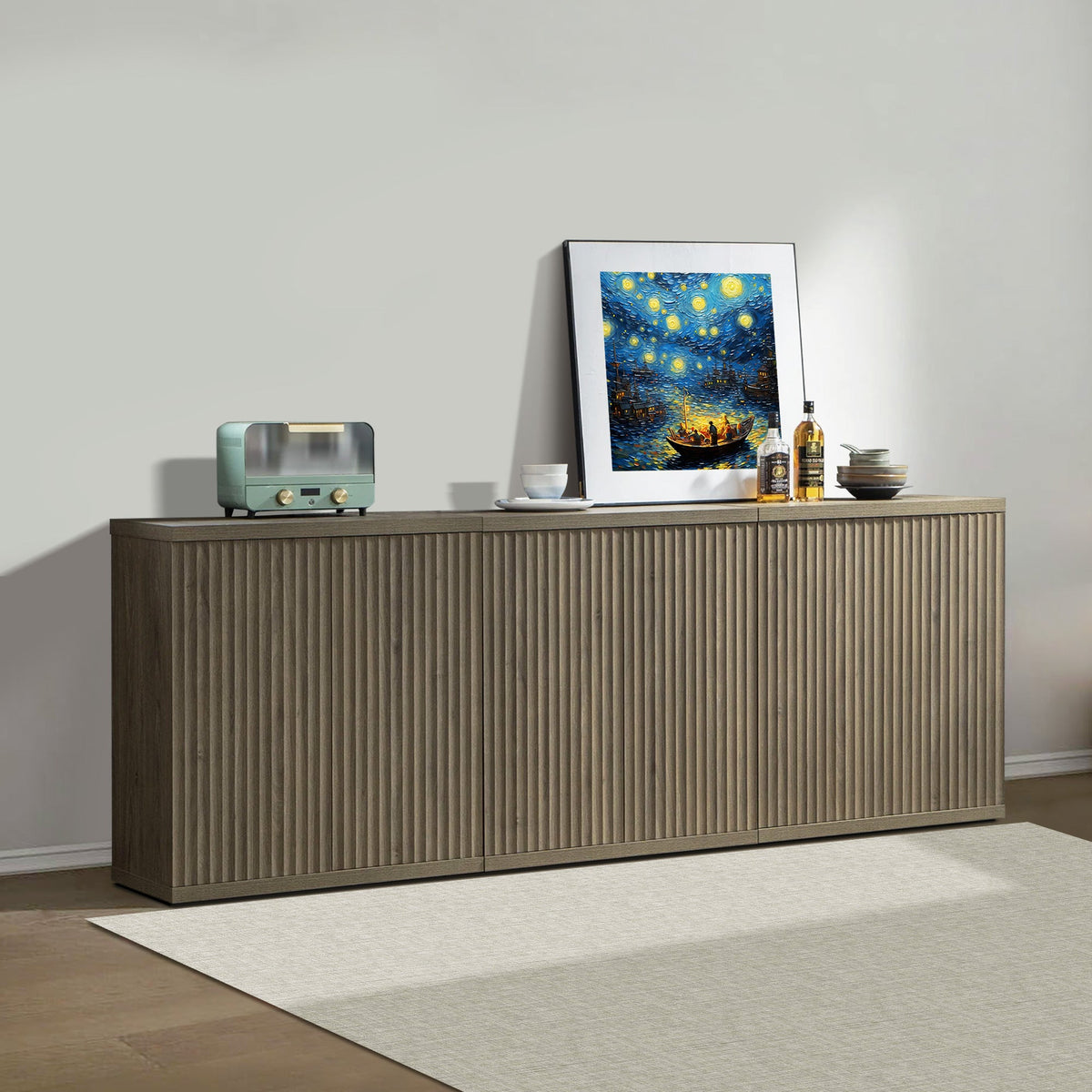 Stria Storage Cabinet, Set of 2