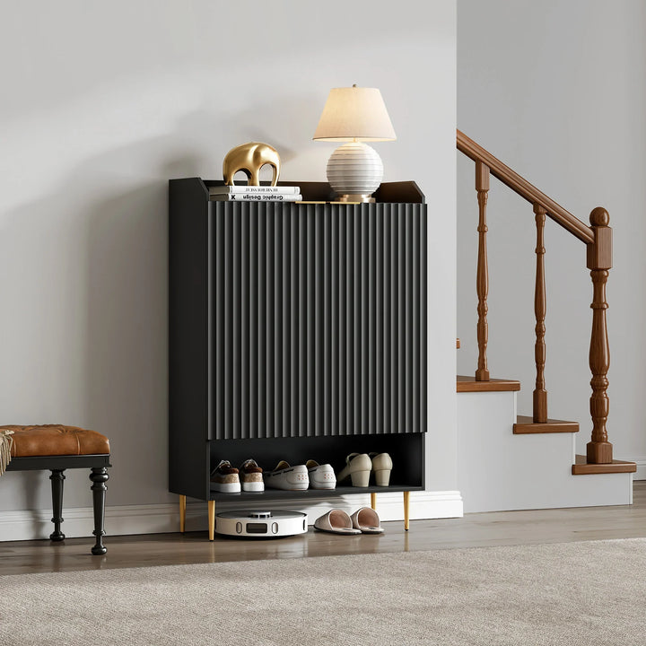 Opus White Shoe Cabinet