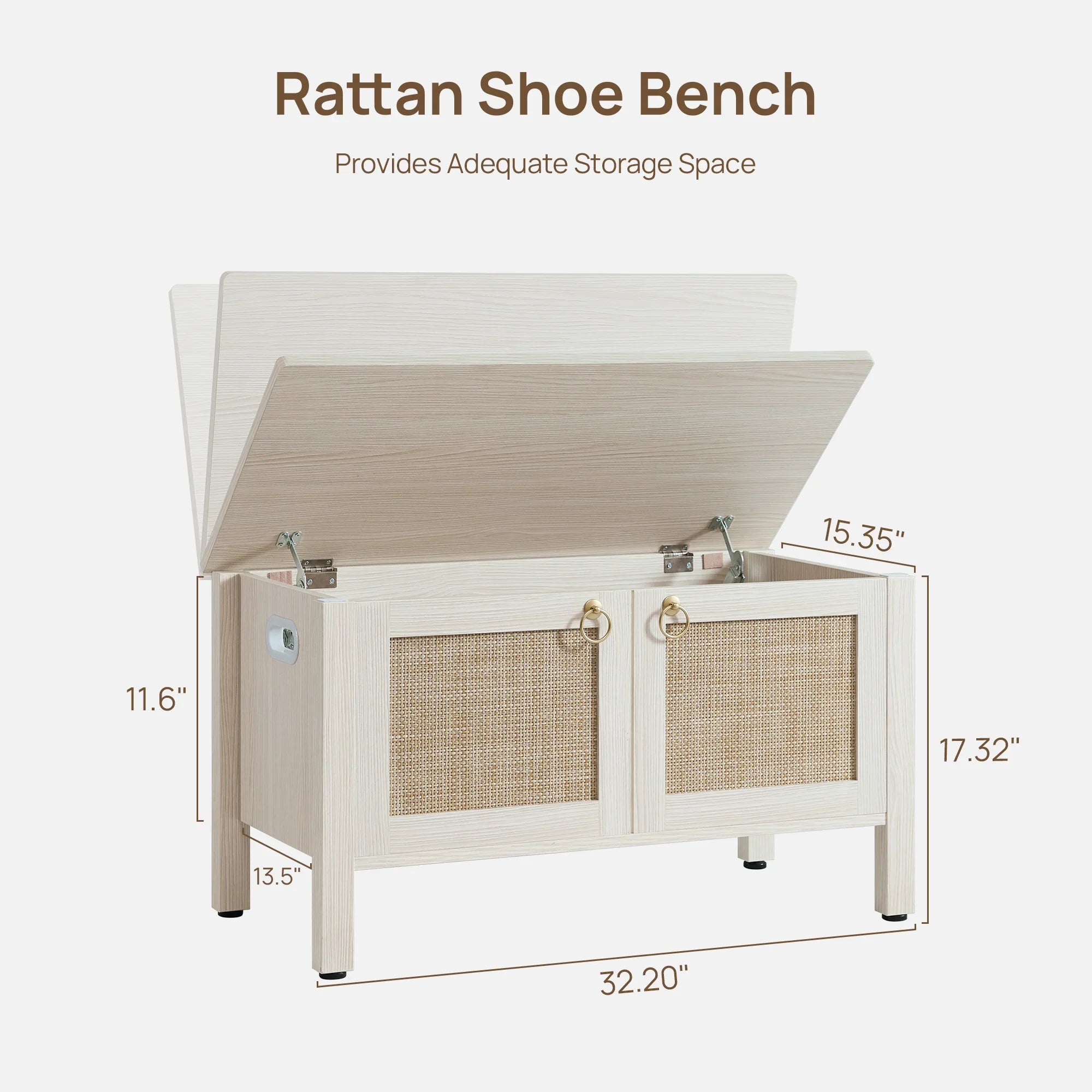 Terra Rattan Shoe Bench