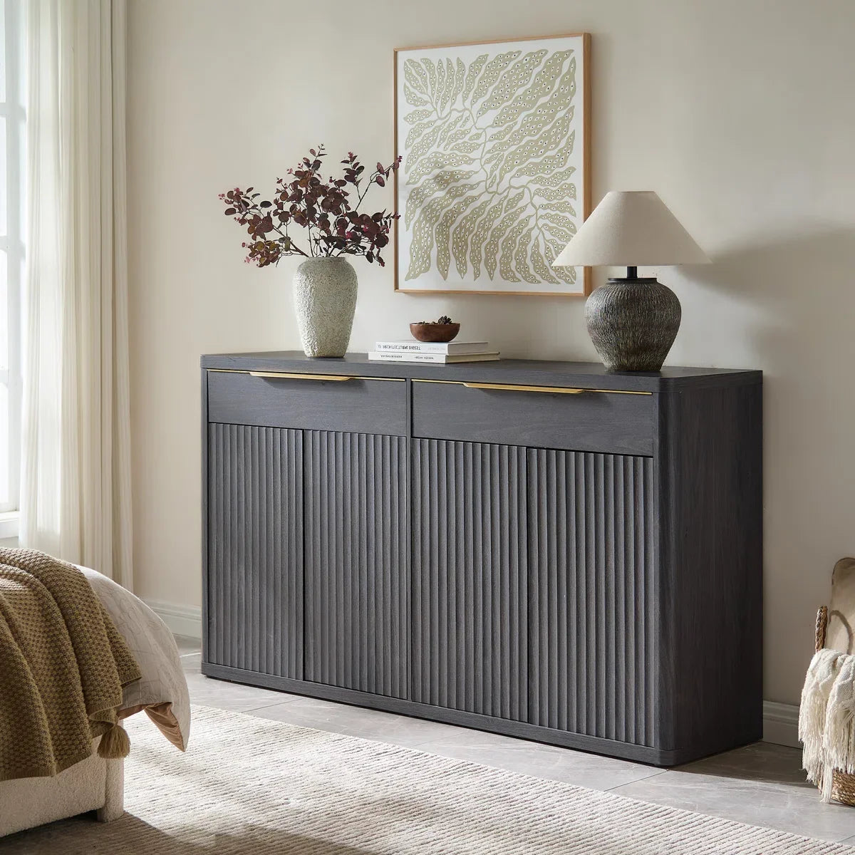 Cas Buffet Cabinet, 2 Drawers