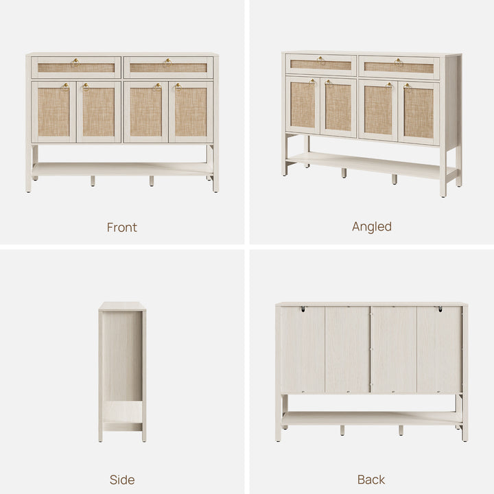 Terra TV Stand with Storage, 55 Inches Wide
