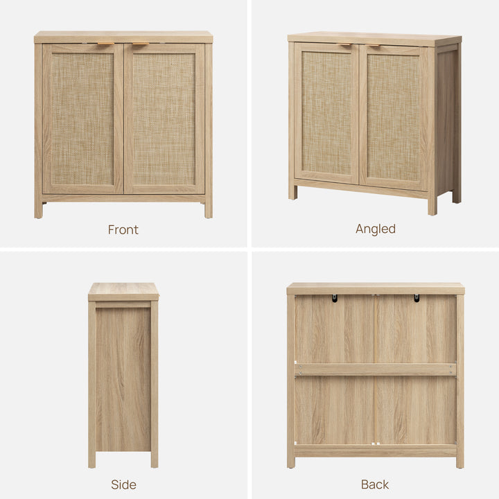 Savanna TV Console with Doors, Set of 2