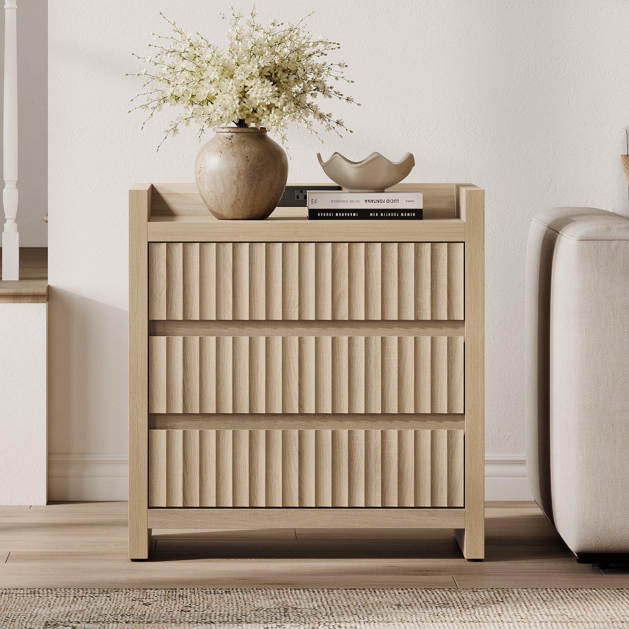 Prelude Large-Size Nightstand with Charger