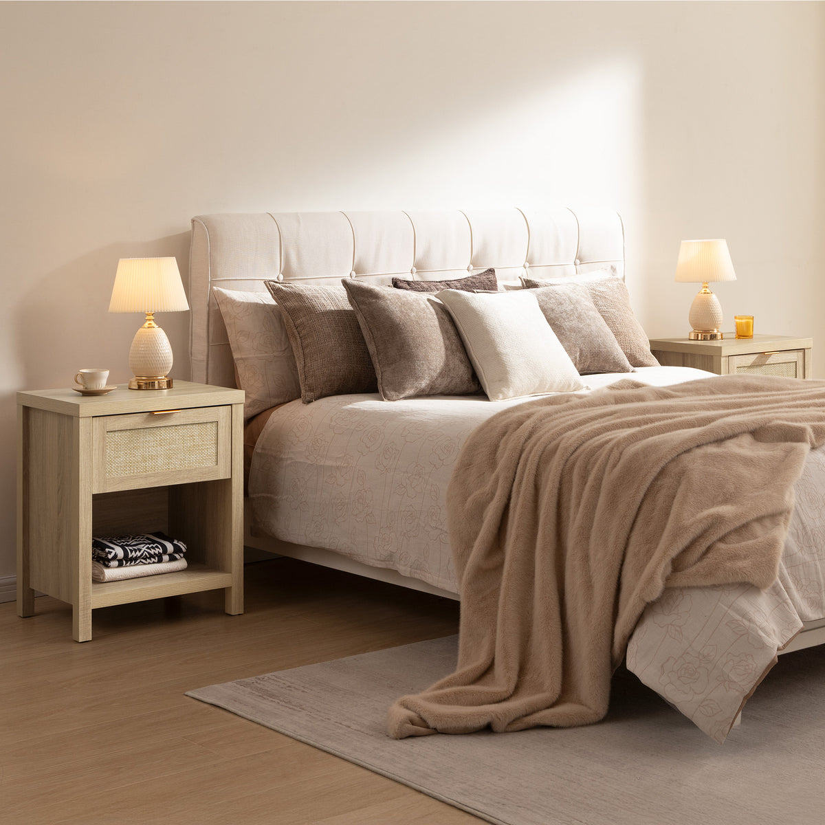 Savanna Rattan Nightstand
