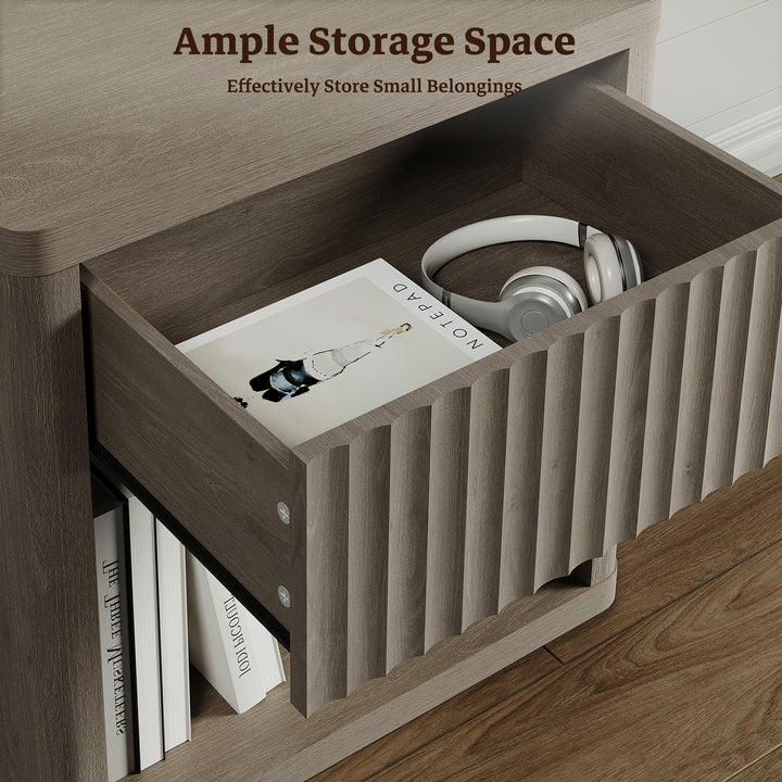 Stria 9-Drawer Dresser and Cas Nightstand Set