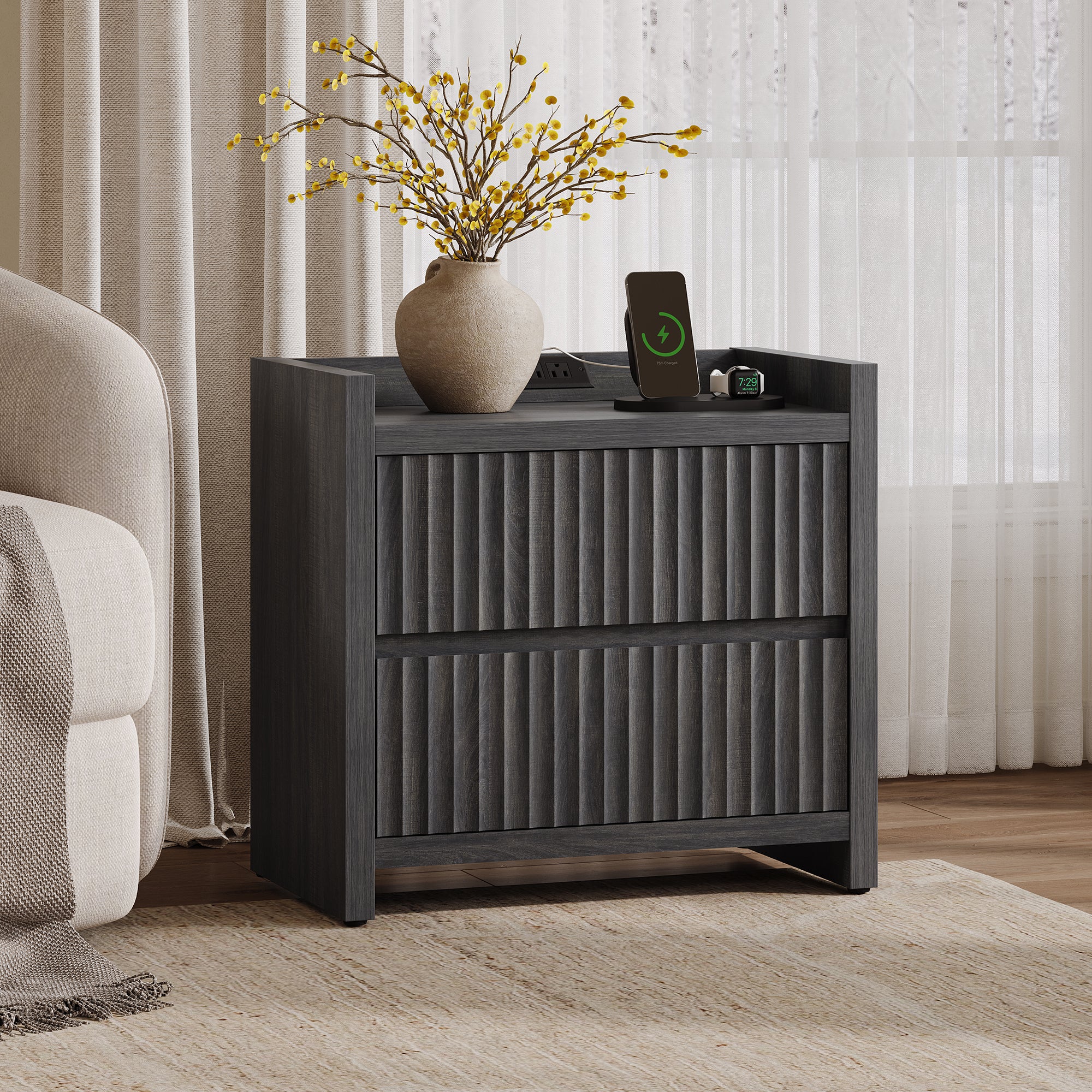 Prelude End Tables, 2 Drawers