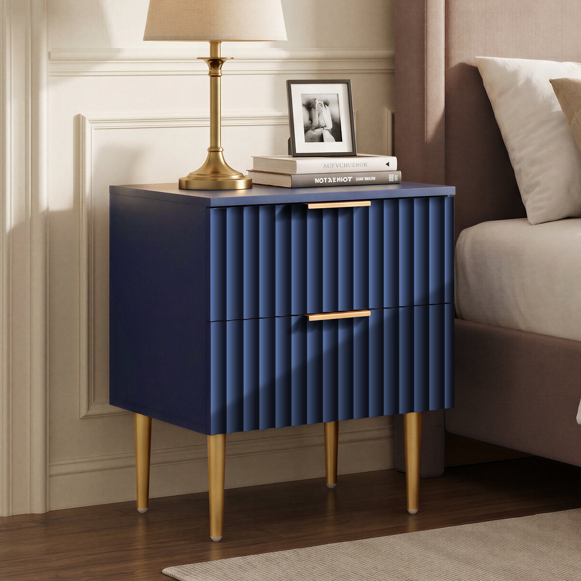 Opus Nightstand with Drawers