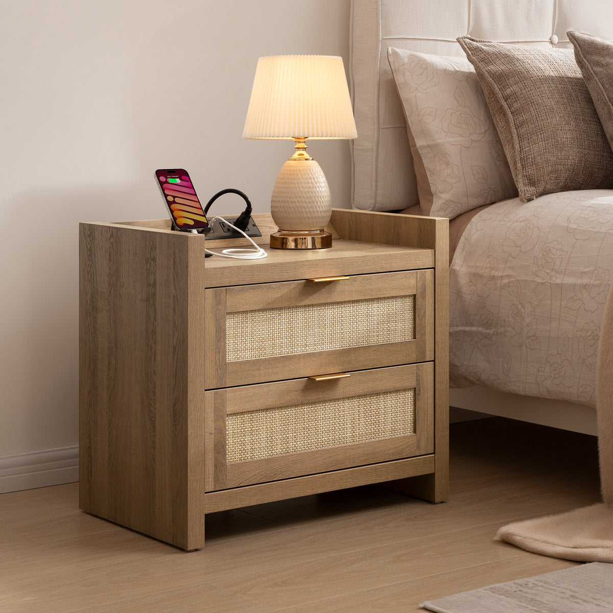 Savanna 6-Drawer Dresser, Wardrobe and 2-Drawer Nightstand Set