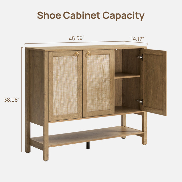 Terra 3-Door Shoe Cabinet, Set of 2