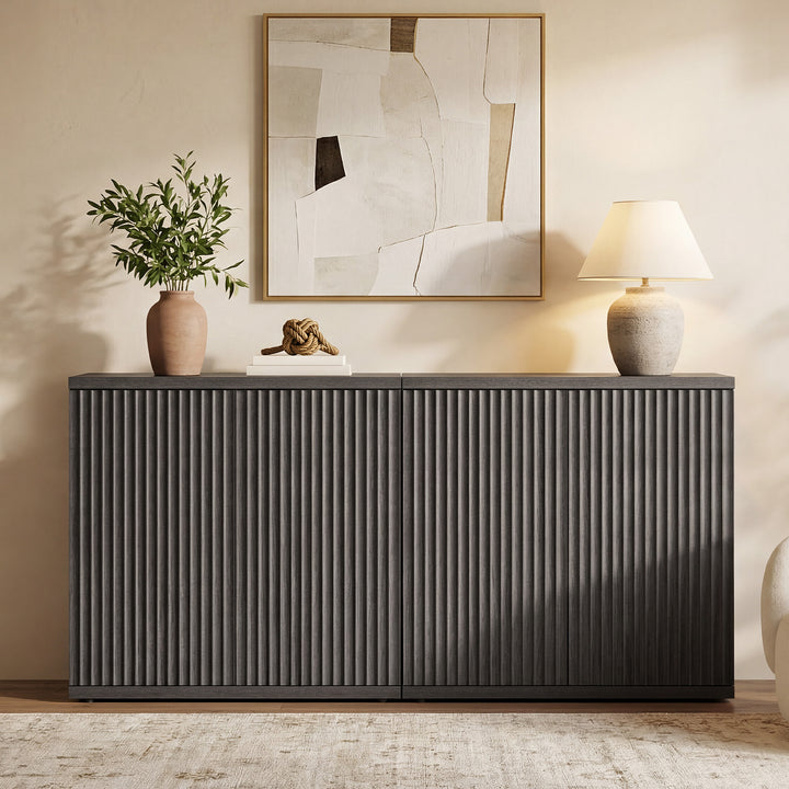 Stria Sideboard Cabinet, Living Room Storage
