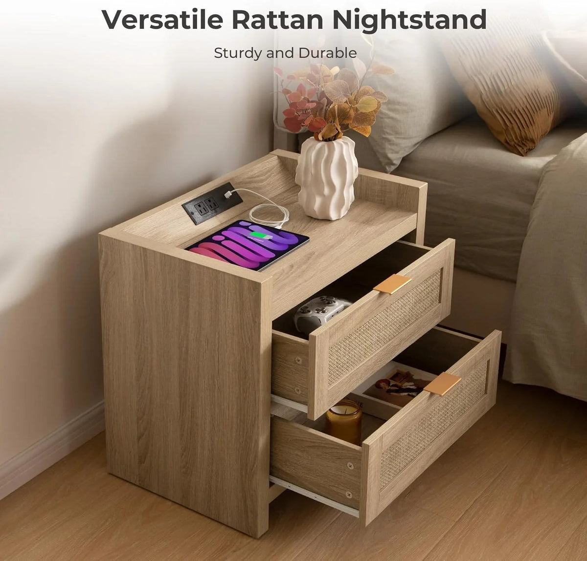 Savanna 6 Drawers Dresser and 2  Drawer Nightstand Set